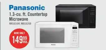 The Brick Panasonic 1.3 cu. ft. countertop microwave nnsg656w offer