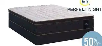 The Brick Serta perfect night copper river eurotop queen mattress offer