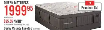 The Brick Stearns & foster founders collection derby county eurotop queen mattress offer