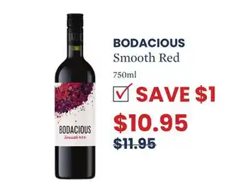 Wine Rack Bodacious smooth red offer