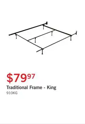 The Brick Traditional frame king offer
