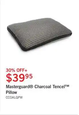 The Brick Masterguard charcoal tencel pillow offer
