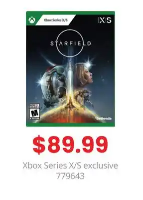 GameStop Starfield xbox series x/s offer