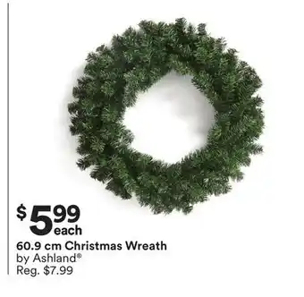 Michaels 60.9 cm christmas wreath by ashland offer