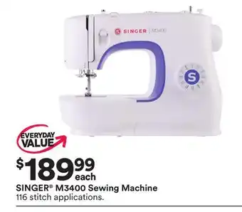 Michaels Singer m3400 sewing machine offer