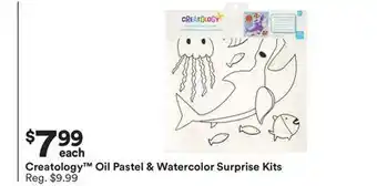 Michaels Creatology oil pastel watercolor surprise kits offer