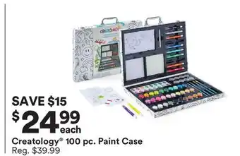 Michaels Creatology 100 pc. paint case offer