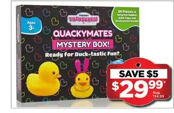 Showcase Trendy treasures quackymates advent calendar mystery box offer