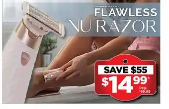 Showcase Finishing touch flawless nu razor offer