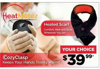Showcase Heated scarf offer