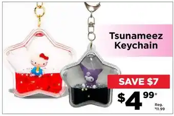 Showcase Tsunameez keychain offer