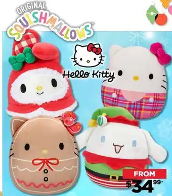Showcase Hello kitty squishmallows offer