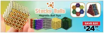 Showcase Stucky balls magnetic ball toys offer