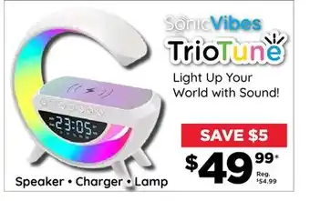 Showcase Sonic vibes triotune offer
