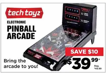 Showcase Tech toys electronic pinball arcade offer