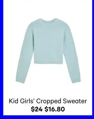 Joe Fresh Kid girls' cropped sweater offer