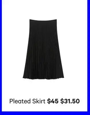 Joe Fresh Pleated skirt offer