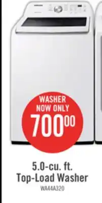 The Brick Samsung 5 cu. ft. top-load washer - wa44a3205aw/a4 offer