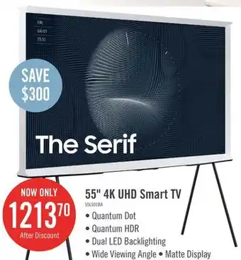 The Brick Samsung 55 the serif qled 4k smart tv offer