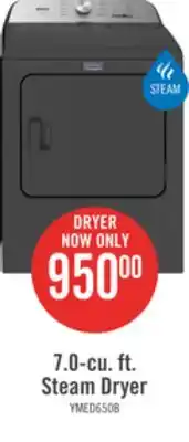 The Brick Maytag 7 cu. ft. pet pro electric dryer - ymed6500mbk offer