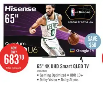 The Brick Hisense 65 4k uled quantum dot google tv offer