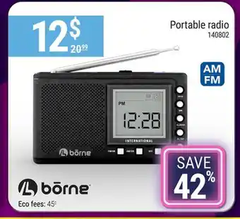 Rossy Borne portable radio offer