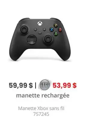 GameStop Manette xbox sans fil offer