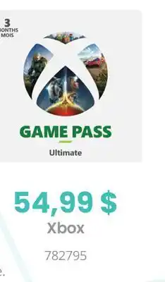 GameStop Xbox game pass ultimate 3 month v2 numérique de microsoft xbox series x offer