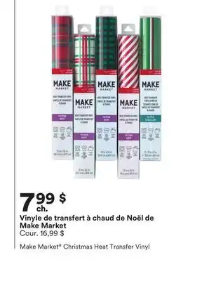 Michaels Vinyle de transfert à chaud de noël de make market offer