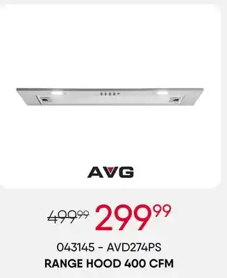 Meubles RD Range hood 400 cfm offer