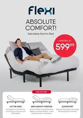 Meubles RD Flexi adjustable electric bed offer