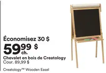 Michaels Chevalet en bois de creatology offer