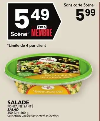 Rachelle-Bery Grocery FONTAINE SANTÉ SALAD offer