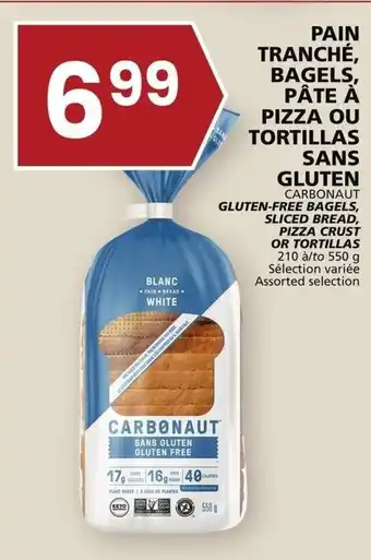 Rachelle-Bery Grocery CARBONAUT GLUTEN-FREE BAGELS, SLICED BREAD, PIZZA CRUST OR TORTILLAS offer
