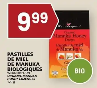 Rachelle-Bery Grocery WEDDERSPOON ORGANIC MANUKA HONEY LOZENGES 120g offer