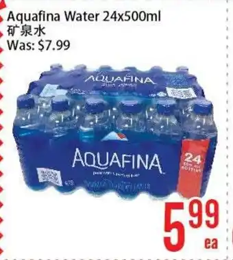 Fresh Value Aquafina Water 24x500ml offer