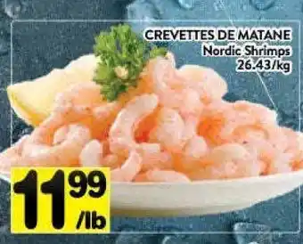 Supermarché PA Nordic shrimps offer