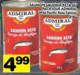 Supermarché PA Admiral wild pacific keta salmon offer