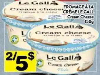 Supermarché PA Le gall cream cheese offer