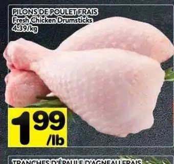 Supermarché PA Fresh chicken drumsticks offer