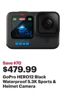 Best Buy Gopro hero12 black waterproof 5.3k sports & helmet camera offer