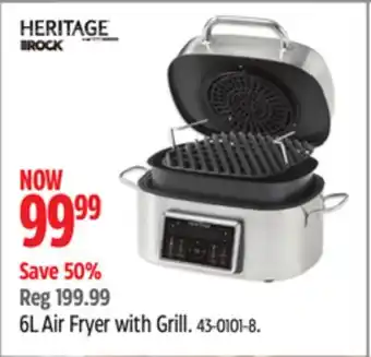 Canadian Tire Heritage 6l air fryer with grill offer