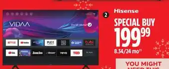 Canadian Tire Hisense 32 1080p android smart tv offer