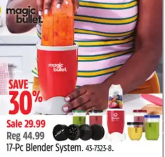 Canadian Tire Magic bullet 17-pc blender system offer