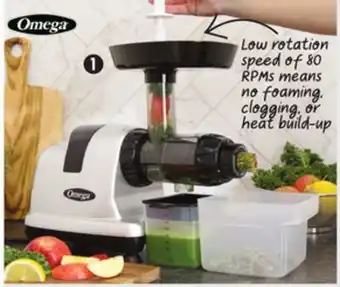 Canadian Tire Omega 64-oz low-speed horizontal juicer offer