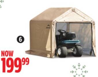Canadian Tire Shelter logic sandstone peak shed offer