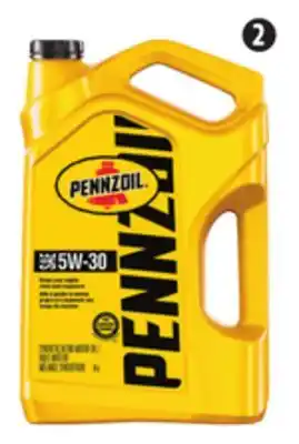 Canadian Tire Pennzoil conventional motor oil offer