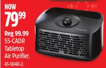 Canadian Tire Honeywell 55-cadr tabletop air purifier offer