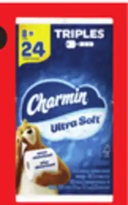 Canadian Tire Charmin triple-roll bathroom tissue, 8=24 rolls offer