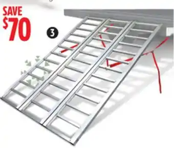 Canadian Tire Prime1 automotive accessories aluminum tri-panel loading ramp, 50 x 77˝ offer